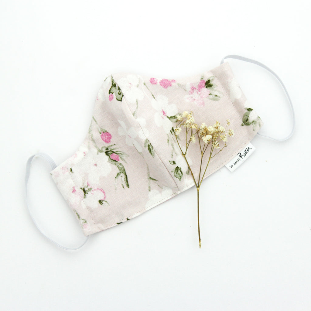 Face Masks - Spring Blossom - Linen Adult