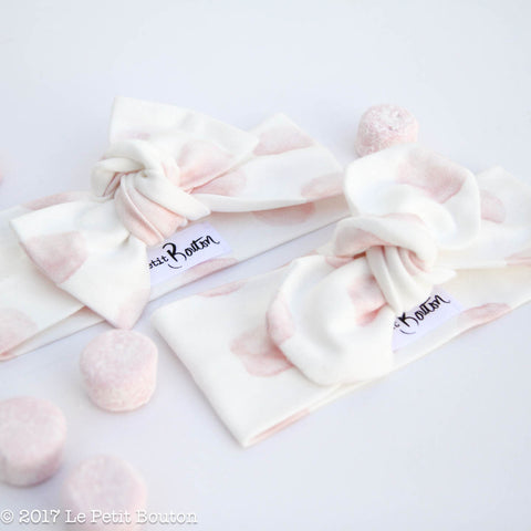 HS17 EXCLUSIVE Marshmallow Bow Knot Headband - Le Petit Bouton
