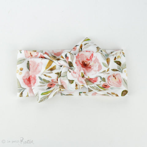 Organic Cotton Bow Knot Headband - Autumn Crush