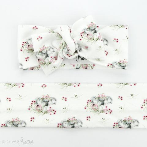 Australian Organic Cotton Bow Knot Headband - Exclusive Flower Crown Koala