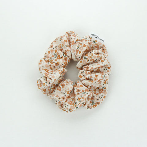 Luxe Statement Scrunchie - Organic Souble Gauze - Ditsy & Pretty