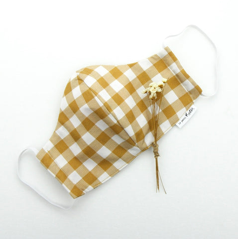 Face Masks - Honey Gingham - Adult